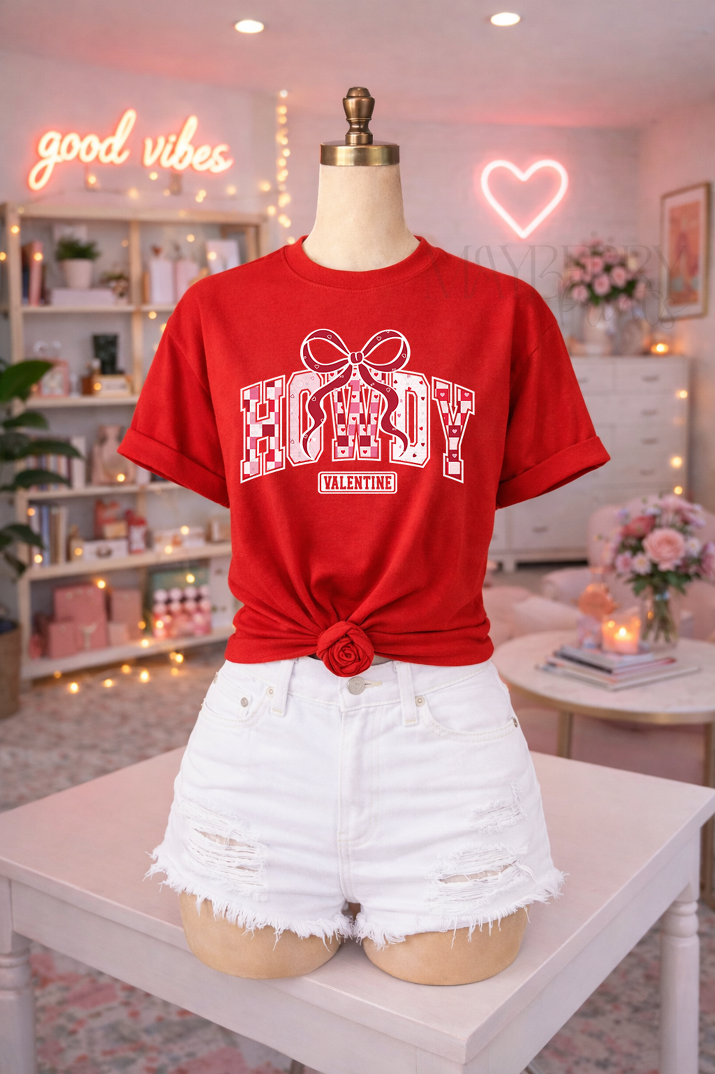 Howdy Valentine with Bow