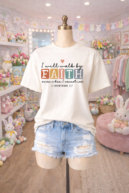 Load image 1 in gallery view. I Will Walk By Faith Even When I Cannot See