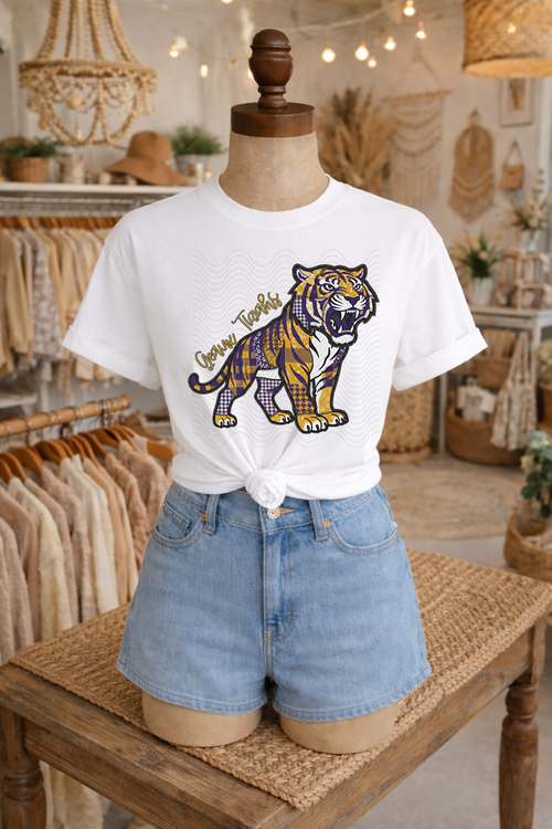 Load image 1 in gallery view. Patchwork Tigers