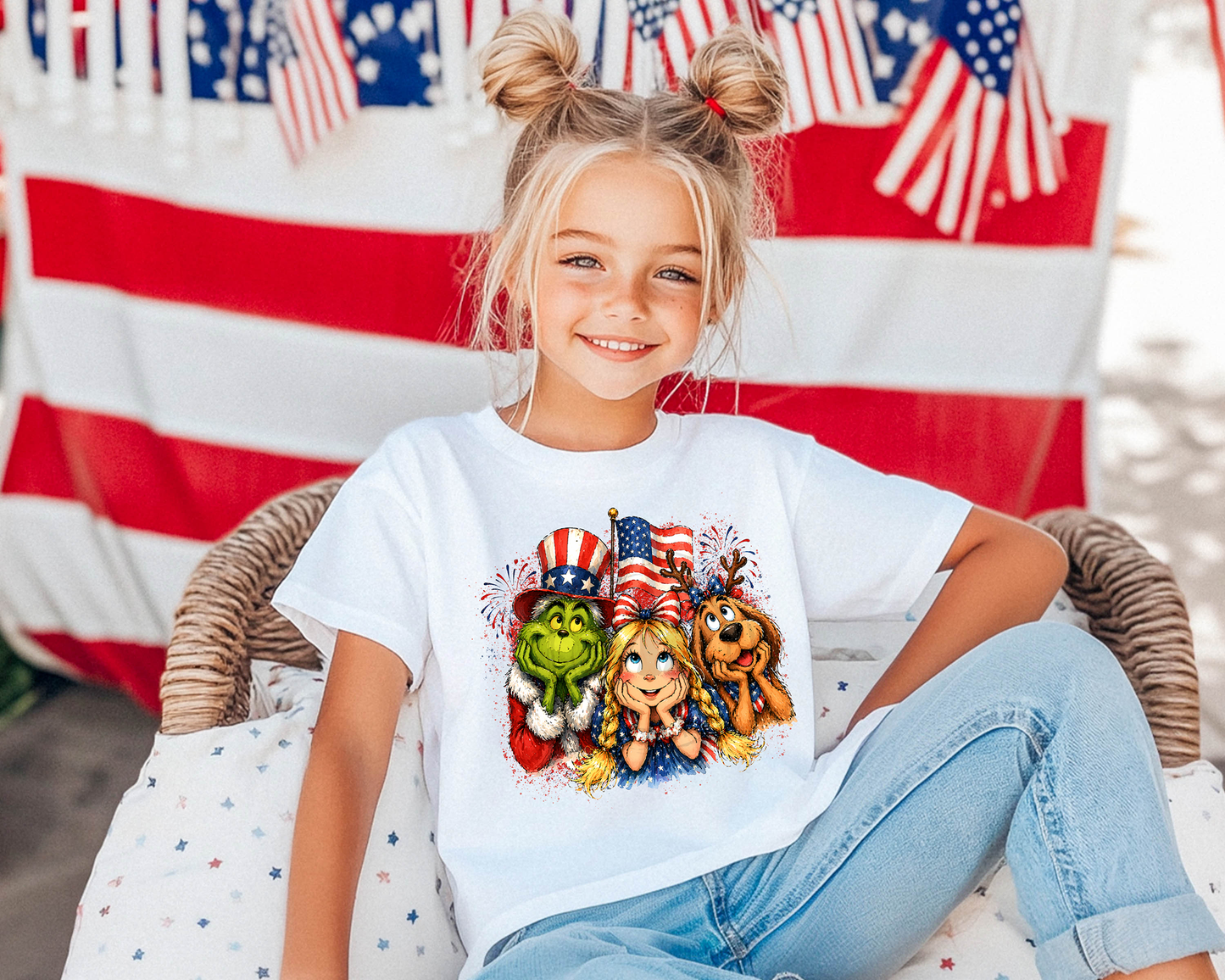 Cute Green 4th of July