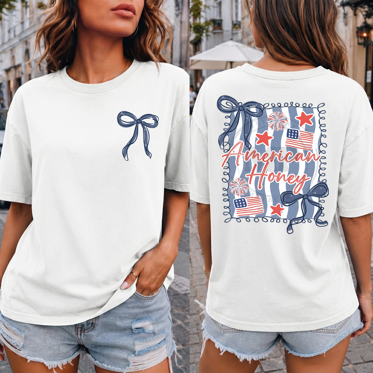 American Honey Doodle and Bows