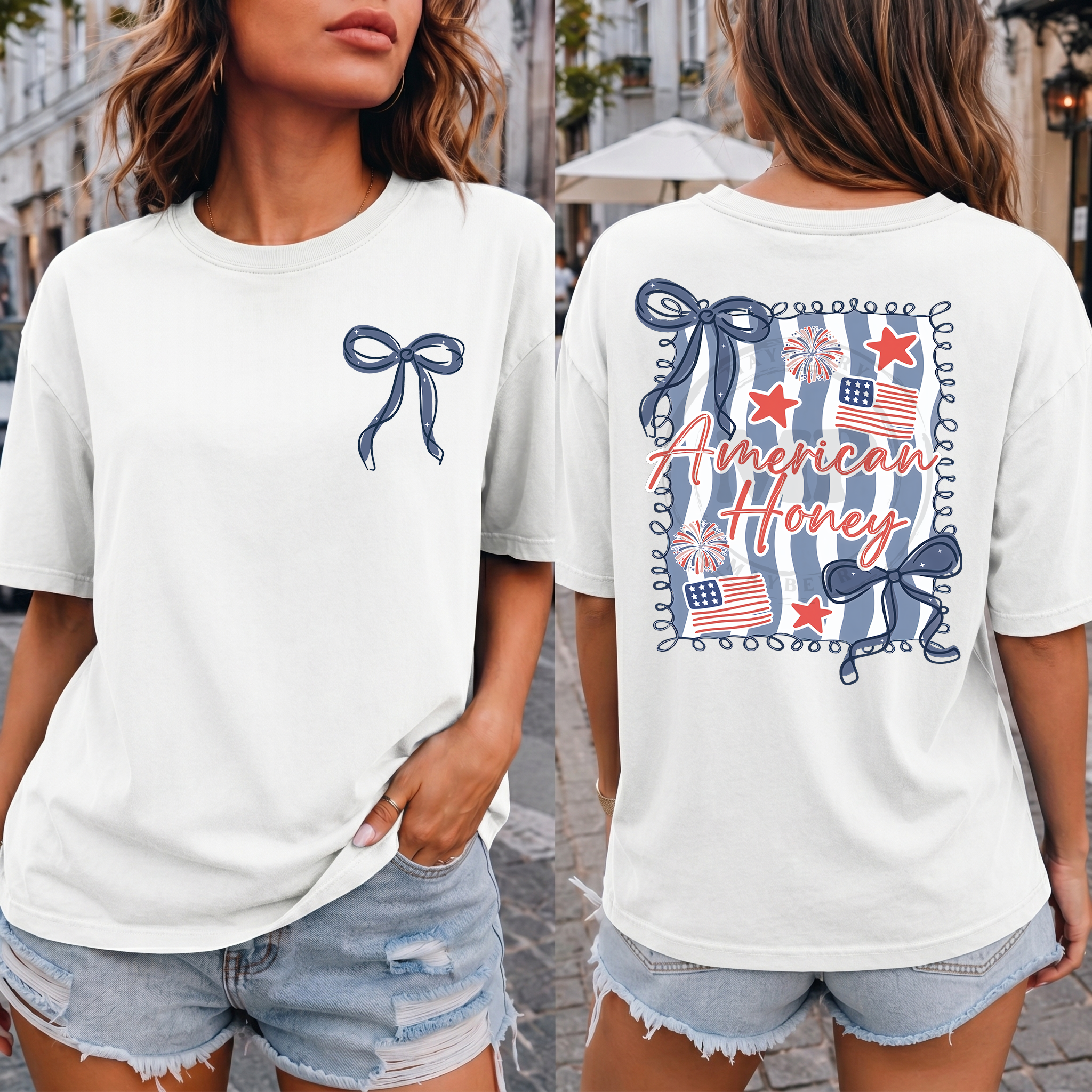 American Honey Doodle and Bows