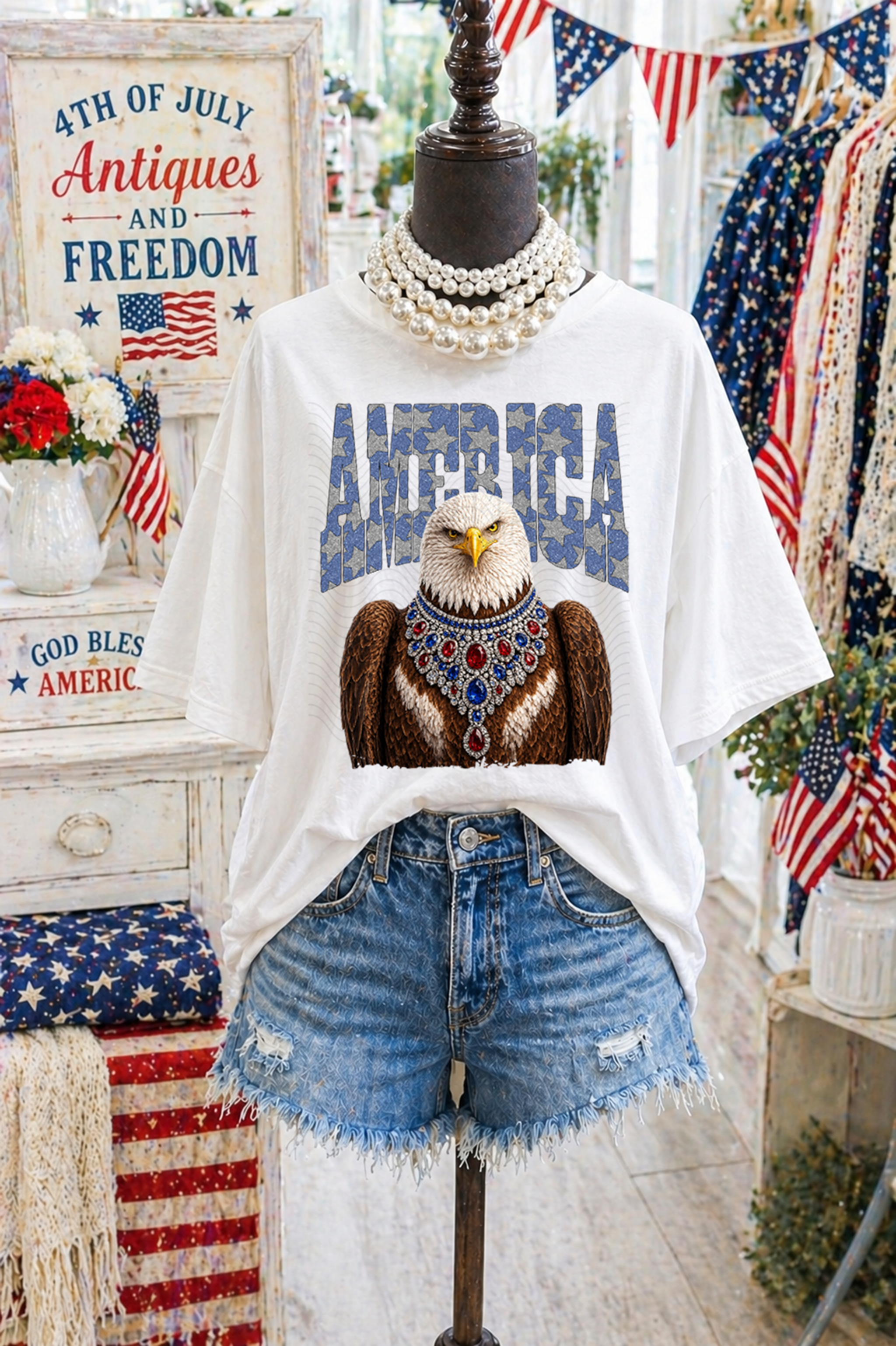 American Jeweled Eagle