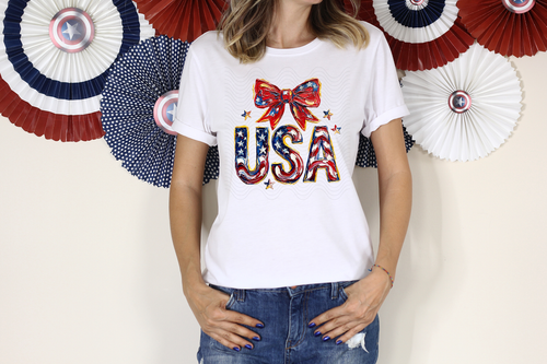 Load image 1 in gallery view. Painted USA Red White and Blue