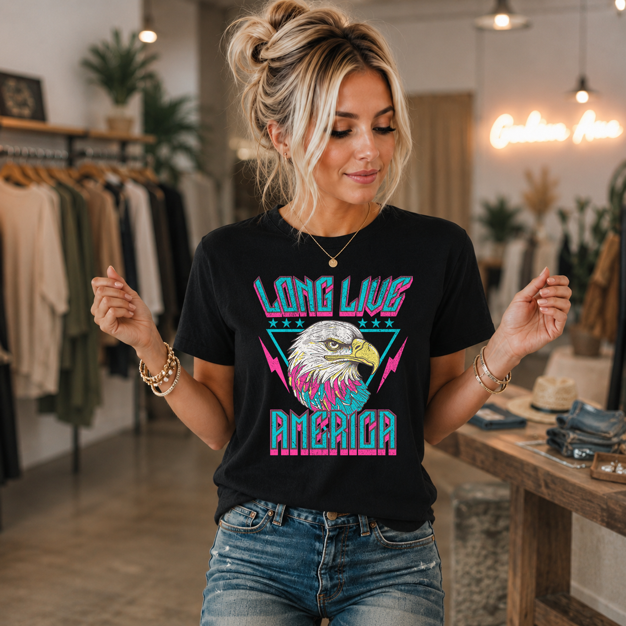 Retro Long Live America