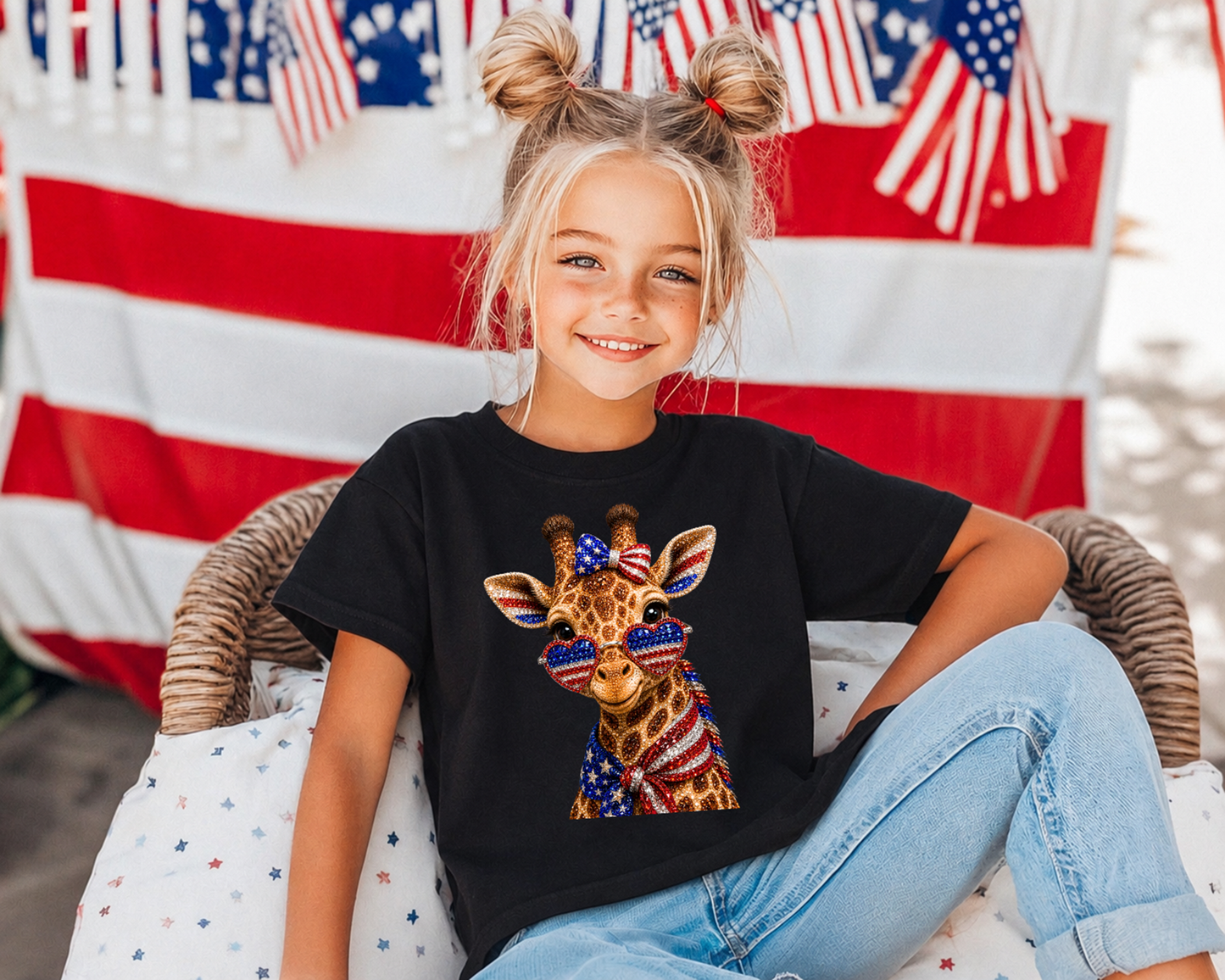 American Rhinestone Giraffe