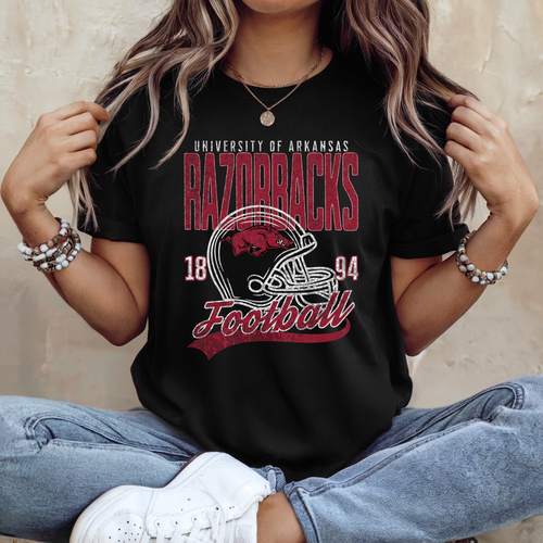 Load image 1 in gallery view. Vintage Razorback Helmet