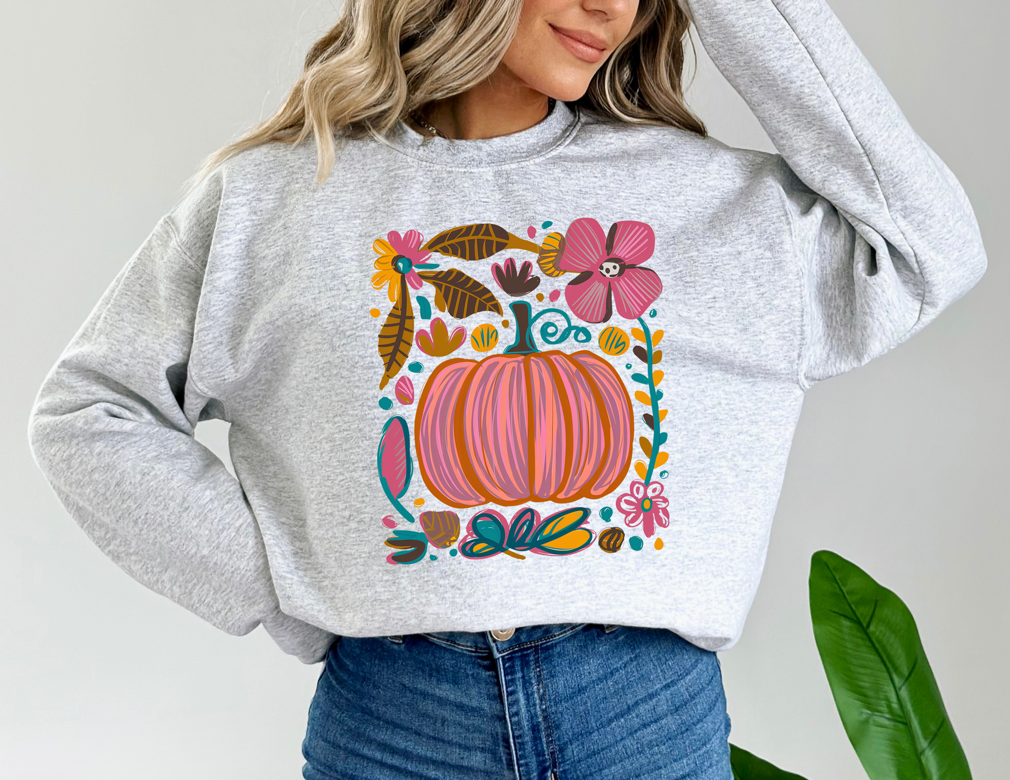 Pink Painted Pumpkin