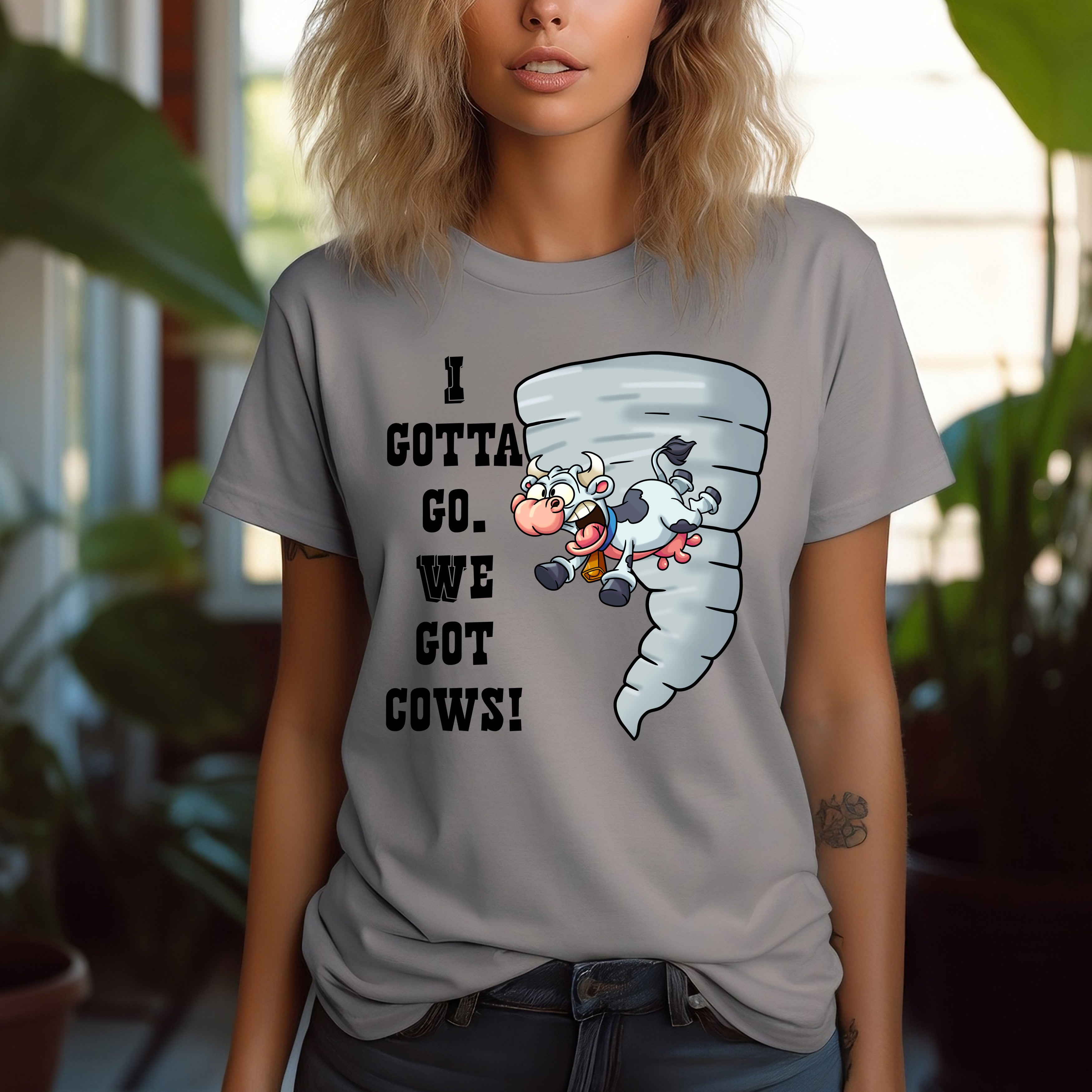 I Gotta Go. We Got Cows!