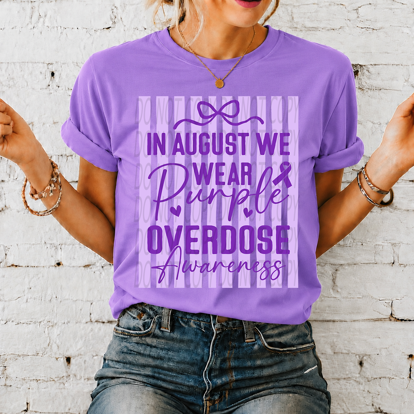 In August We Wear Purple Overdose Awareness