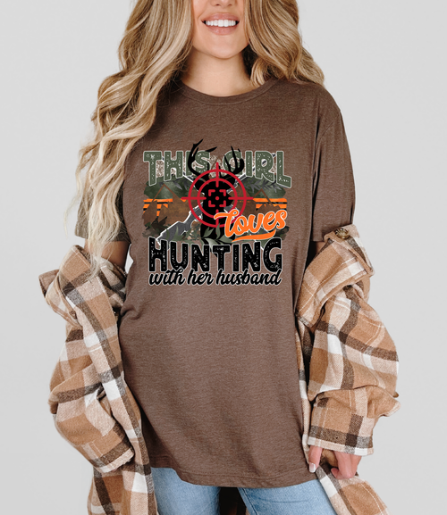 Load image 1 in gallery view. This Girl Loves Hunting With Her Husband