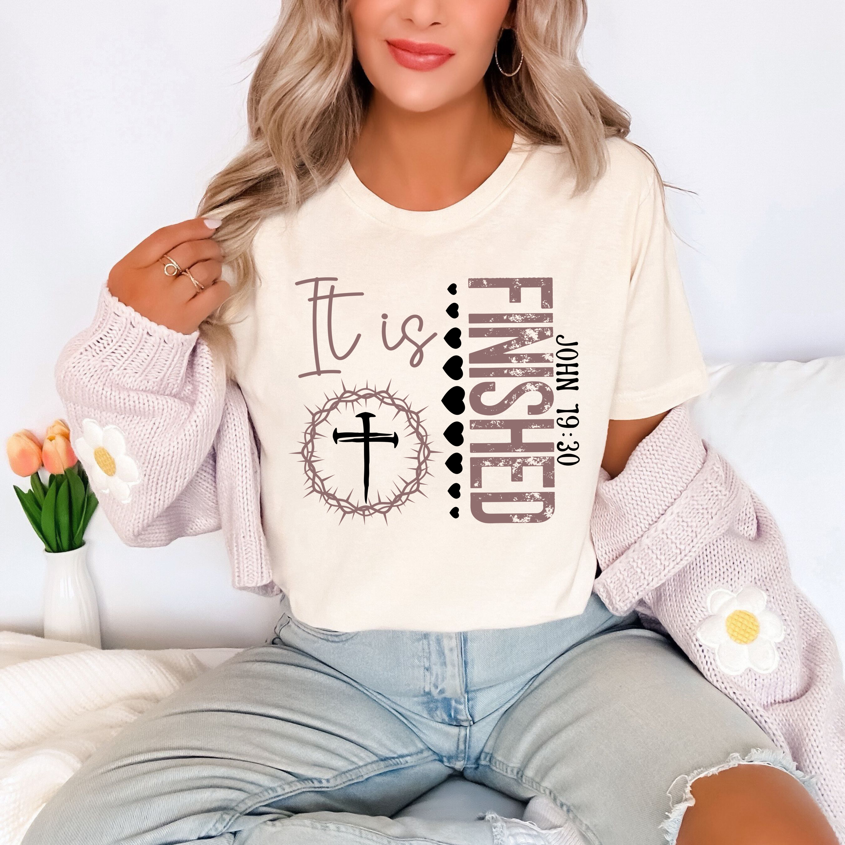It Is Finished Distressed