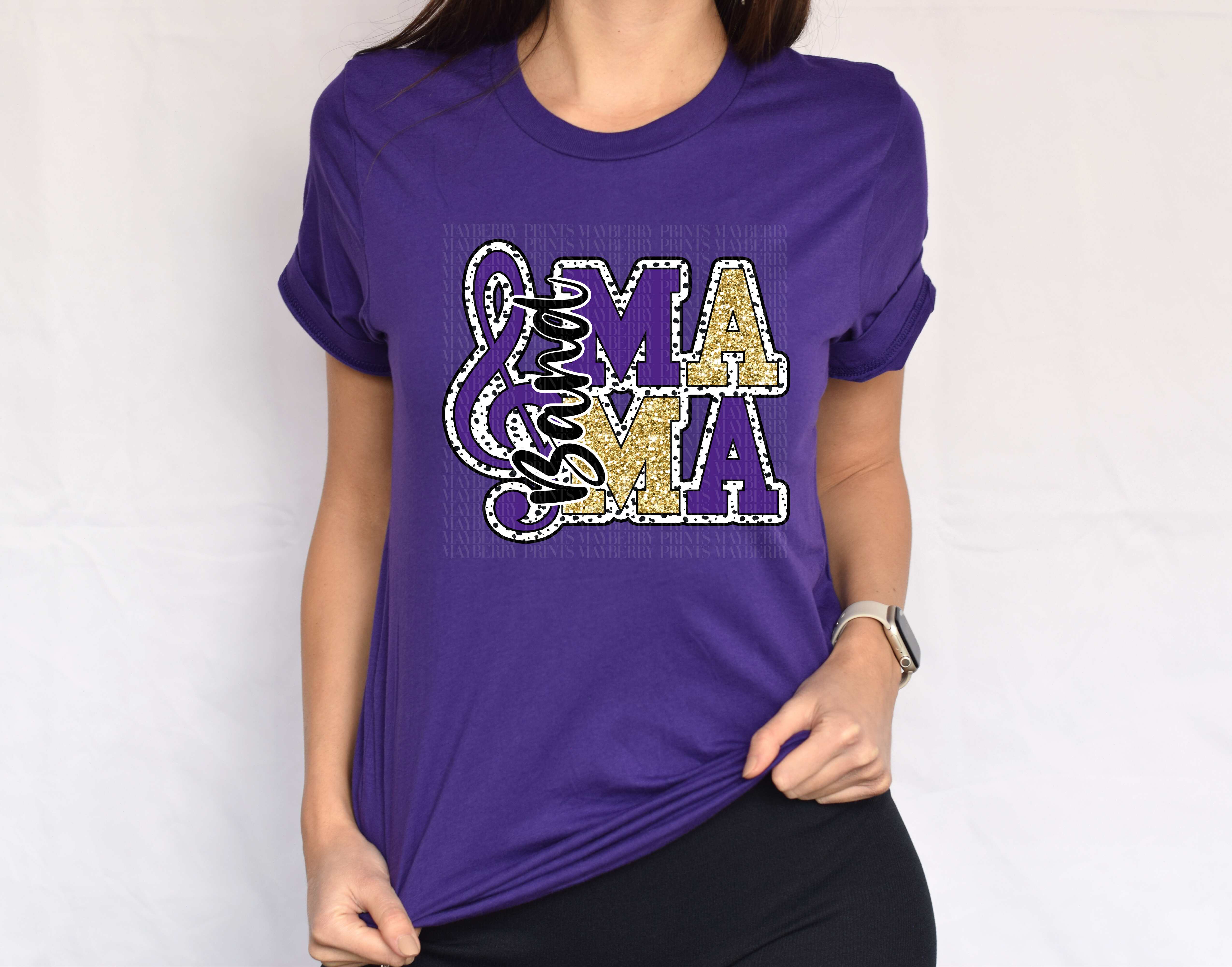 Band Mom Purple and Gold