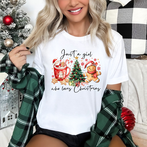 Load image 1 in gallery view. Classical Just A Girl Who Loves Christmas