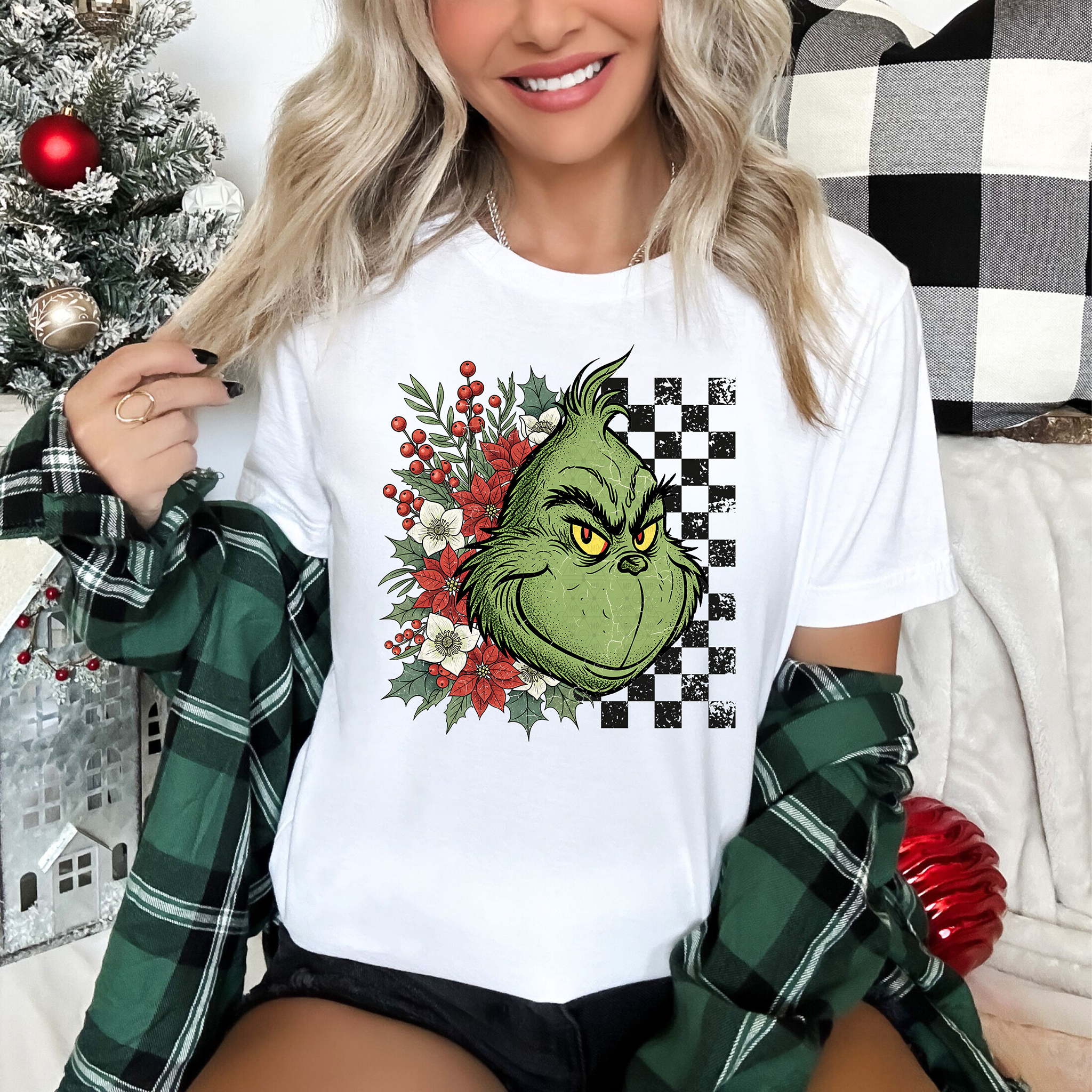 Green Checkered Christmas