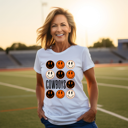 Load image 1 in gallery view. Cowboy Smilies