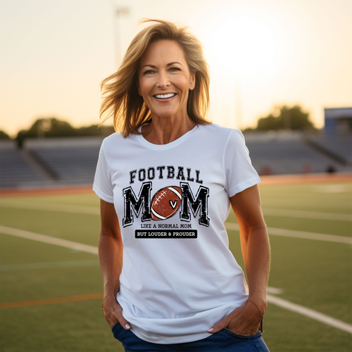 Load image 1 in gallery view. Football Mom Like A Normal Mom Just Louder and Prouder