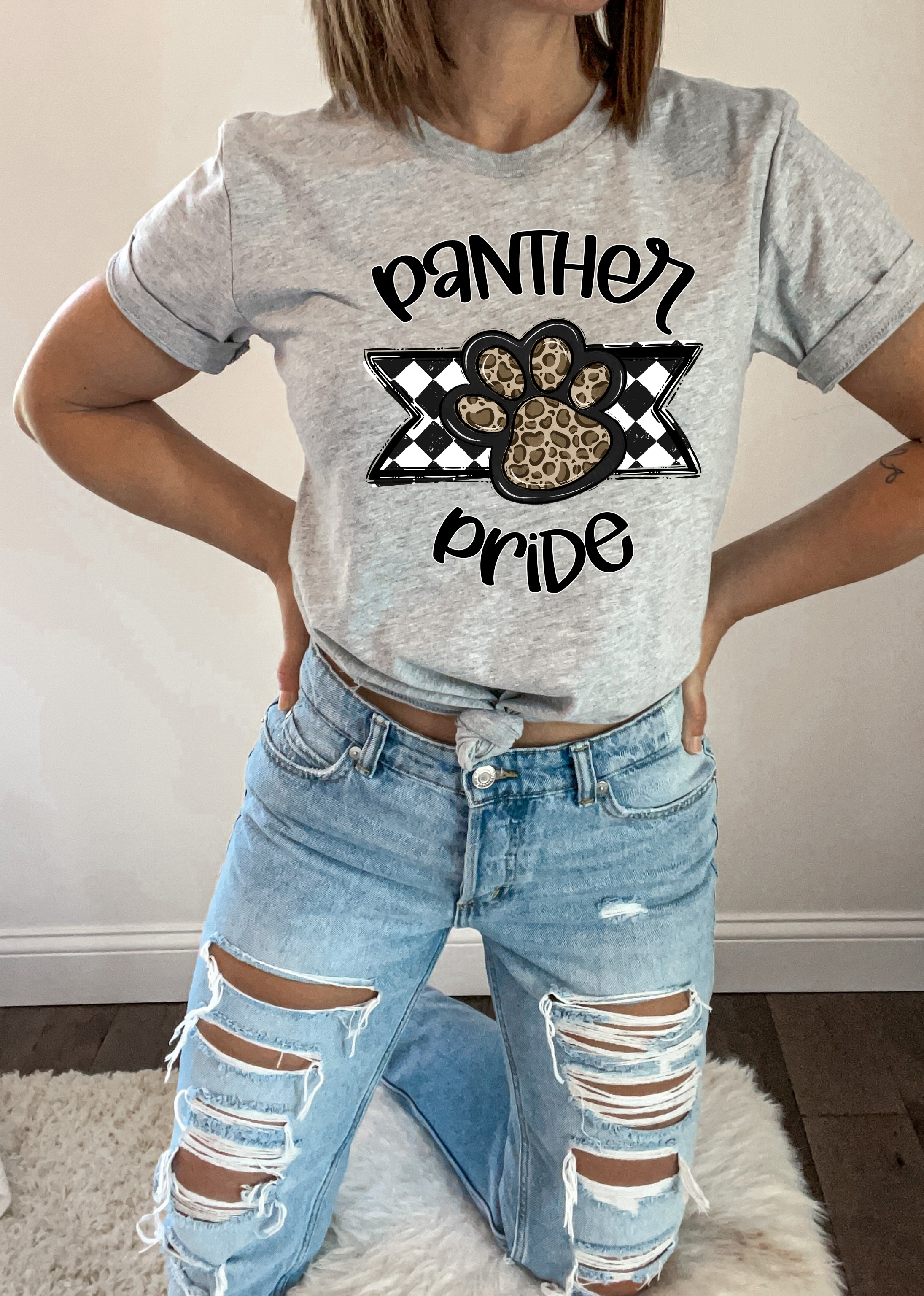 Panther Leopard Checkered