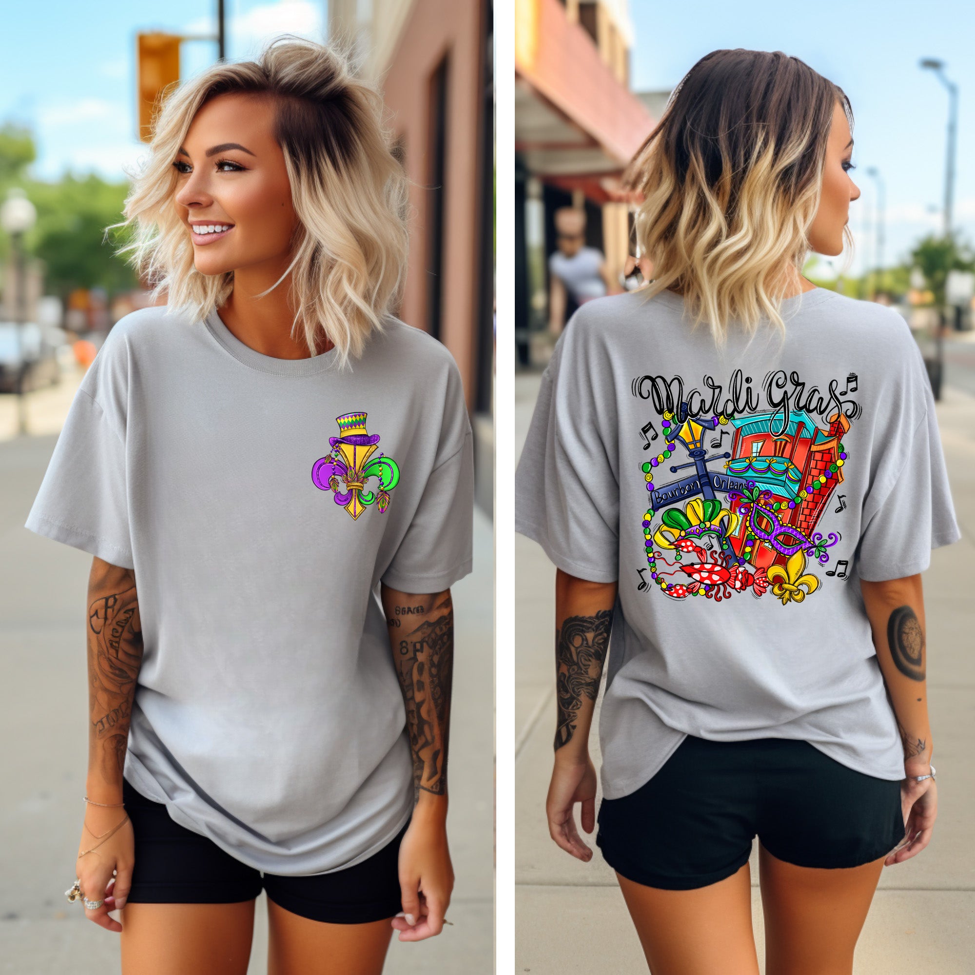 Mardi Gras Bourbon Street