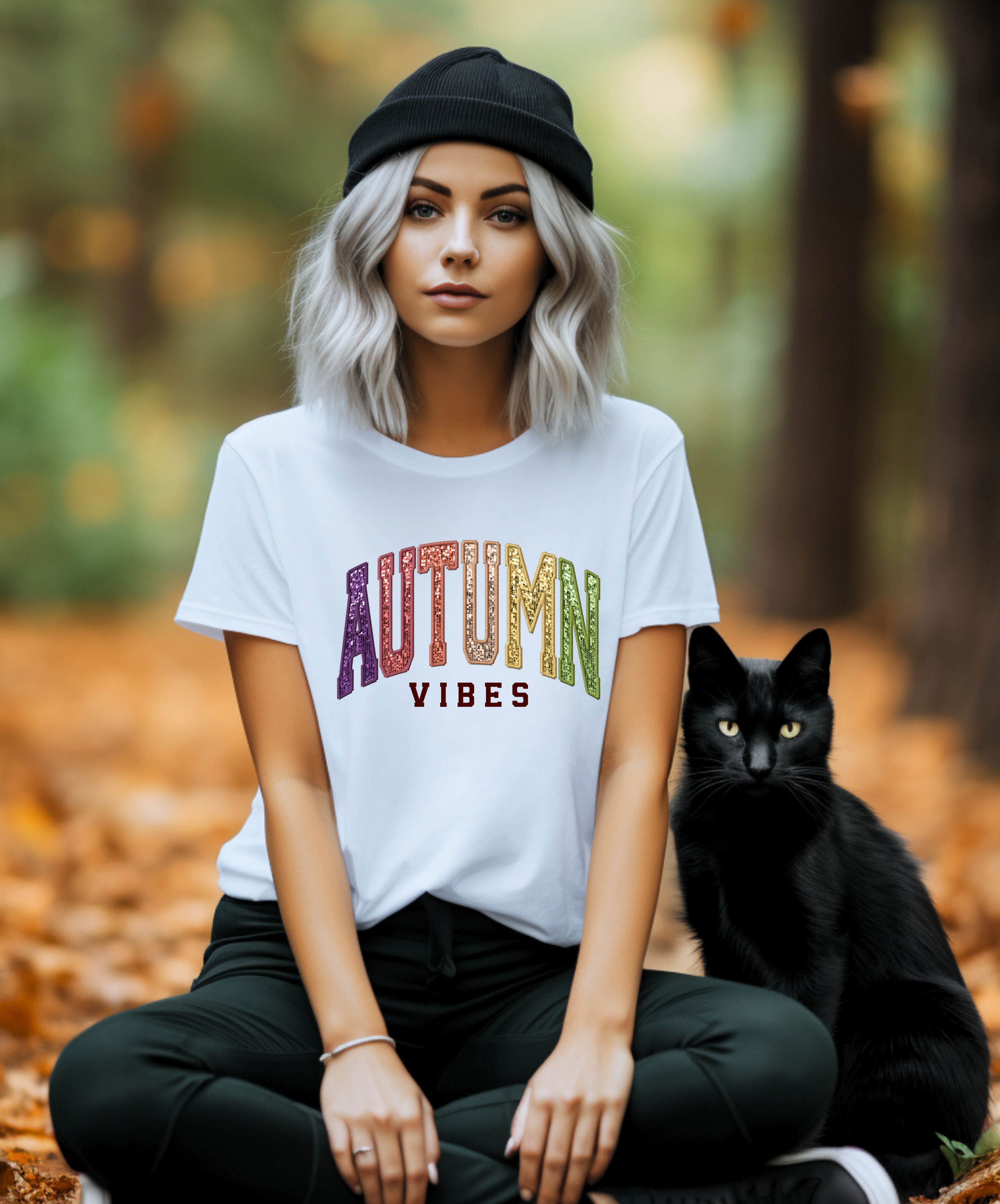 Autumn Vibes - Faux Sequin