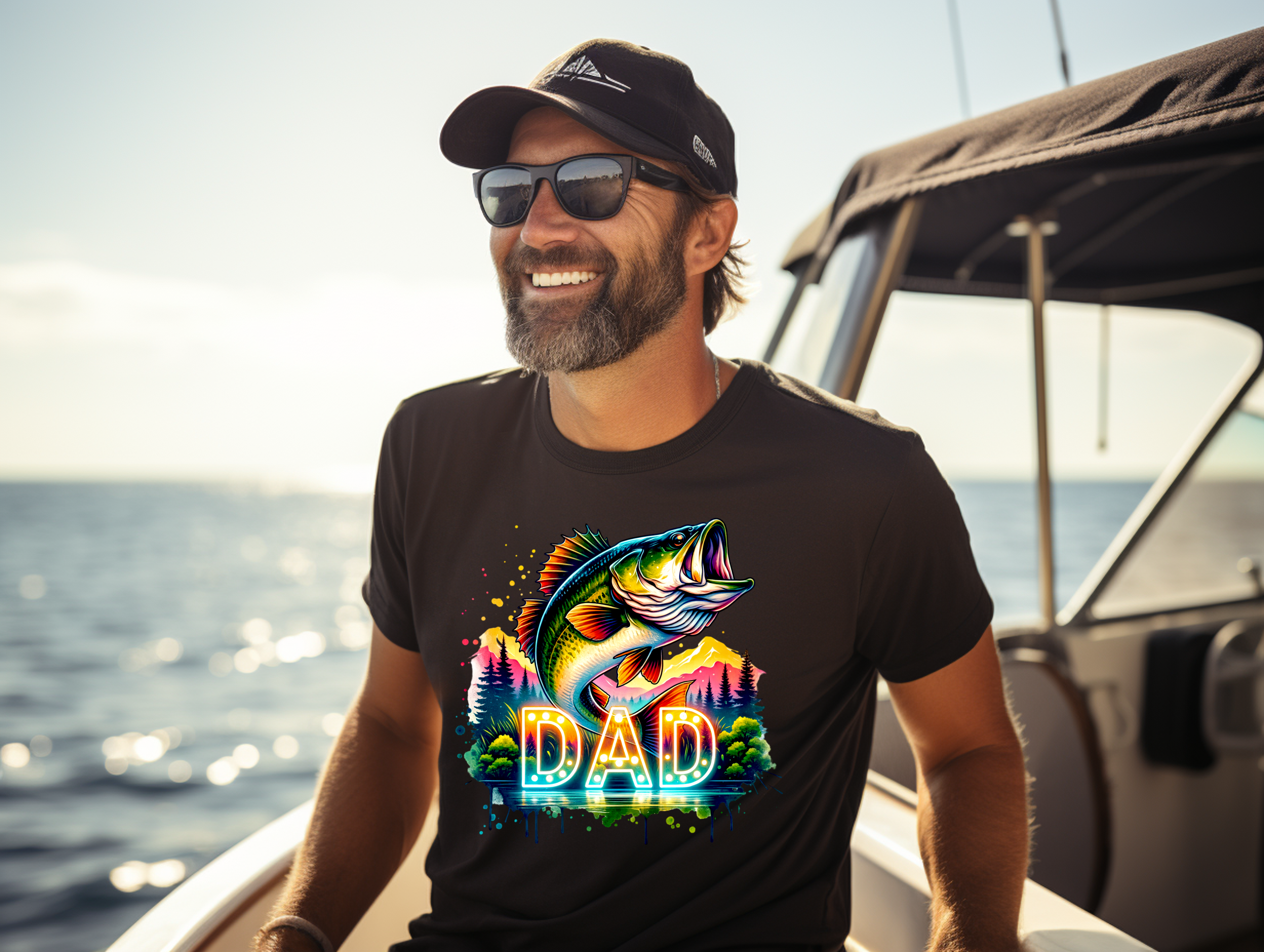 Neon Fish Dad