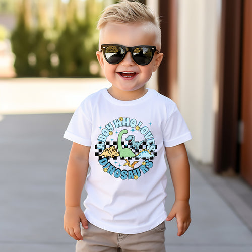 Load image 1 in gallery view. A Boy Who Loves Dinosaurs