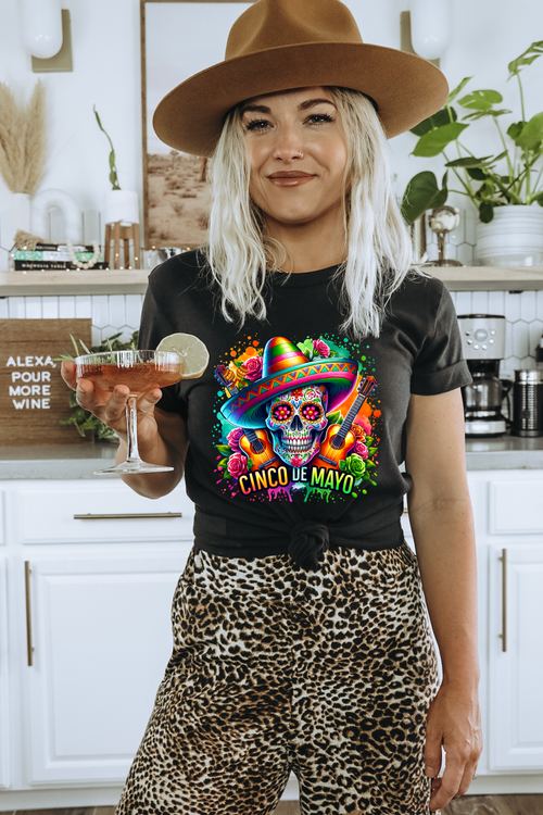 Load image 1 in gallery view. Cinco De Mayo Sugar Skull