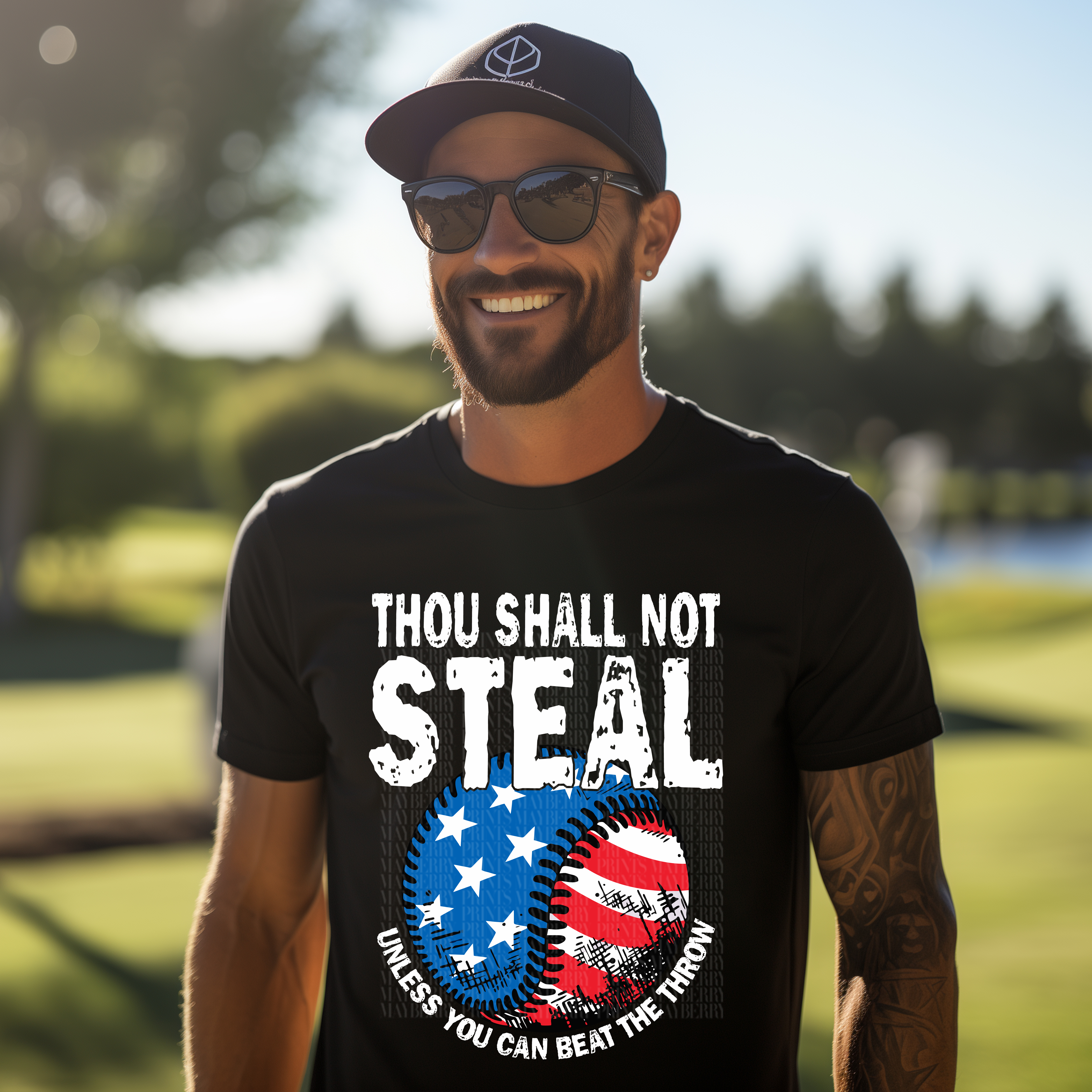 Thou Shall Not Steal Flag Ball