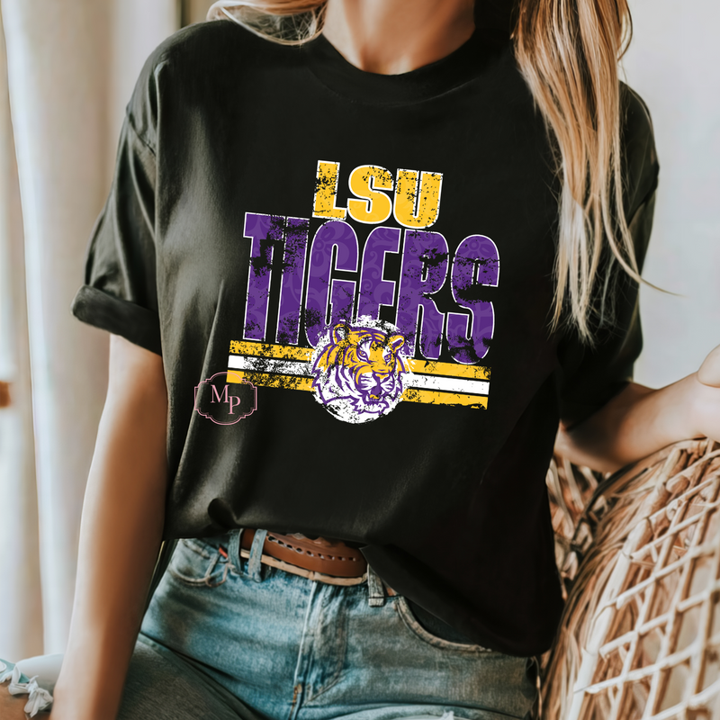 Distressed LSU Tigers
