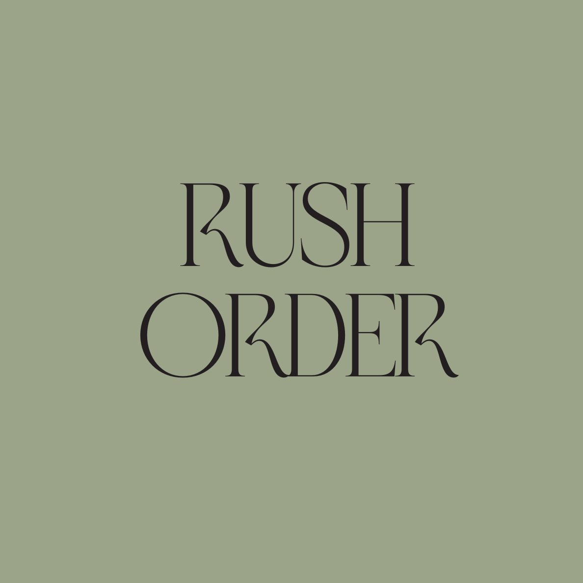 EXPRESS Order 1 - 3 Business Days
