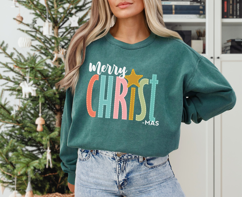 Load image 1 in gallery view. Merry Christ MAS Stitches