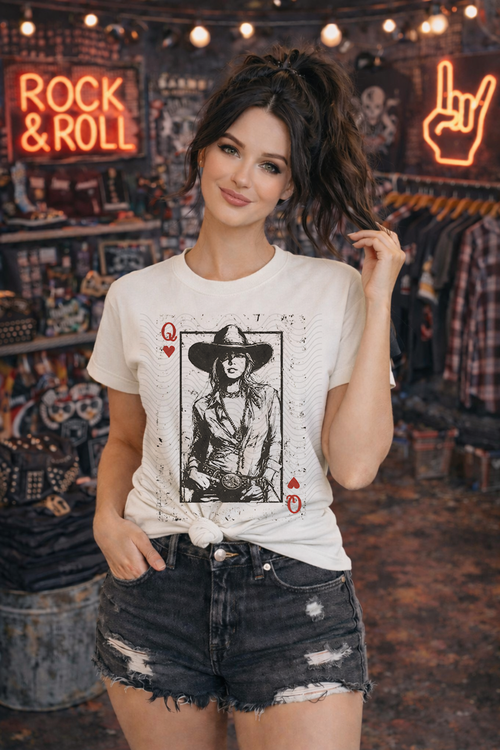 Load image 1 in gallery view. Queen Of Hearts Cowgirl