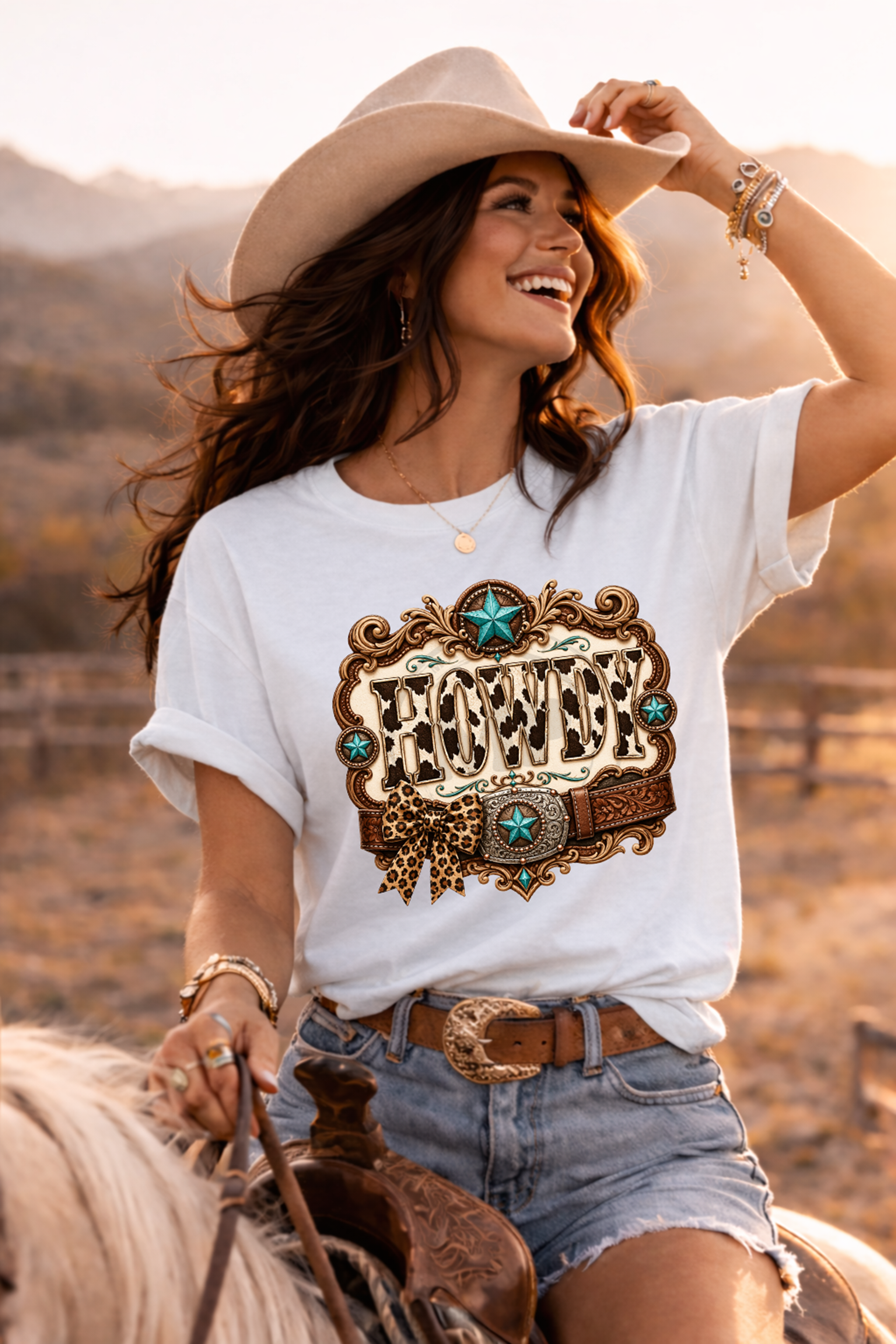 Cowhide Howdy
