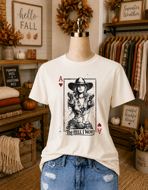 Load image 1 in gallery view. The Hell I Won't Cowgirl Queen