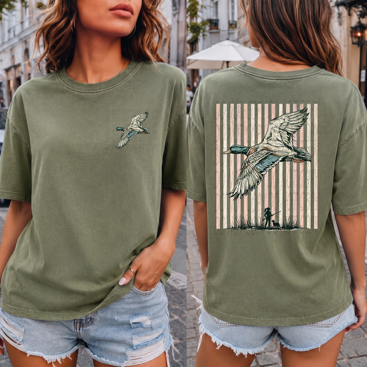 Duck Hunting with Stripes