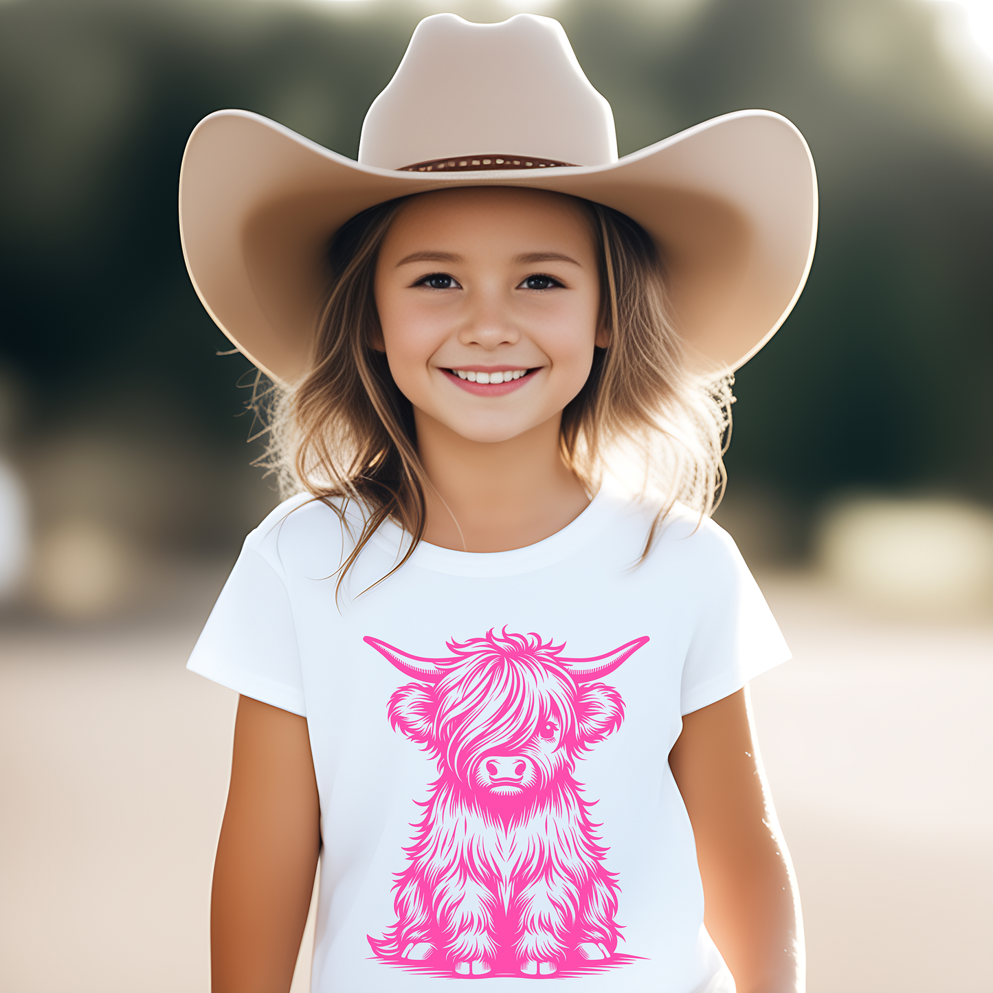 Cute Pink Highland