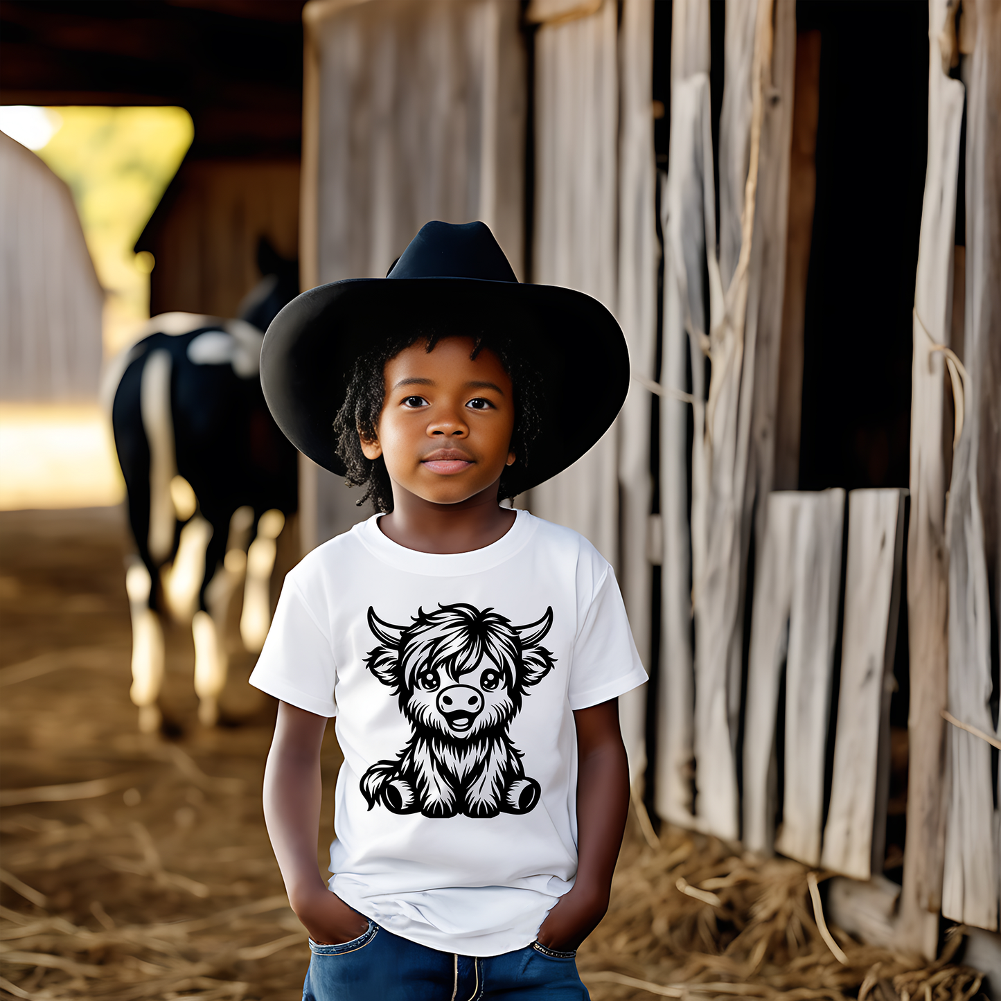 Highland Cow Kid