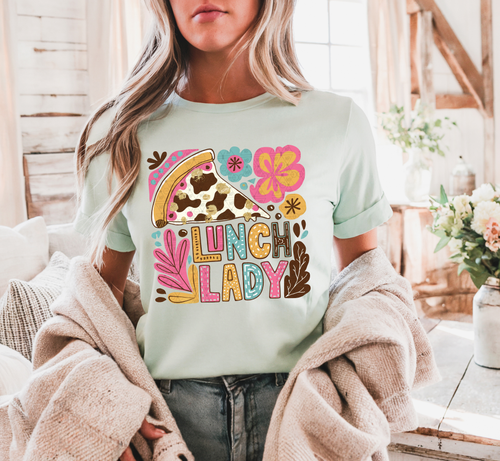 Load image 1 in gallery view. Boho Lunch Lady