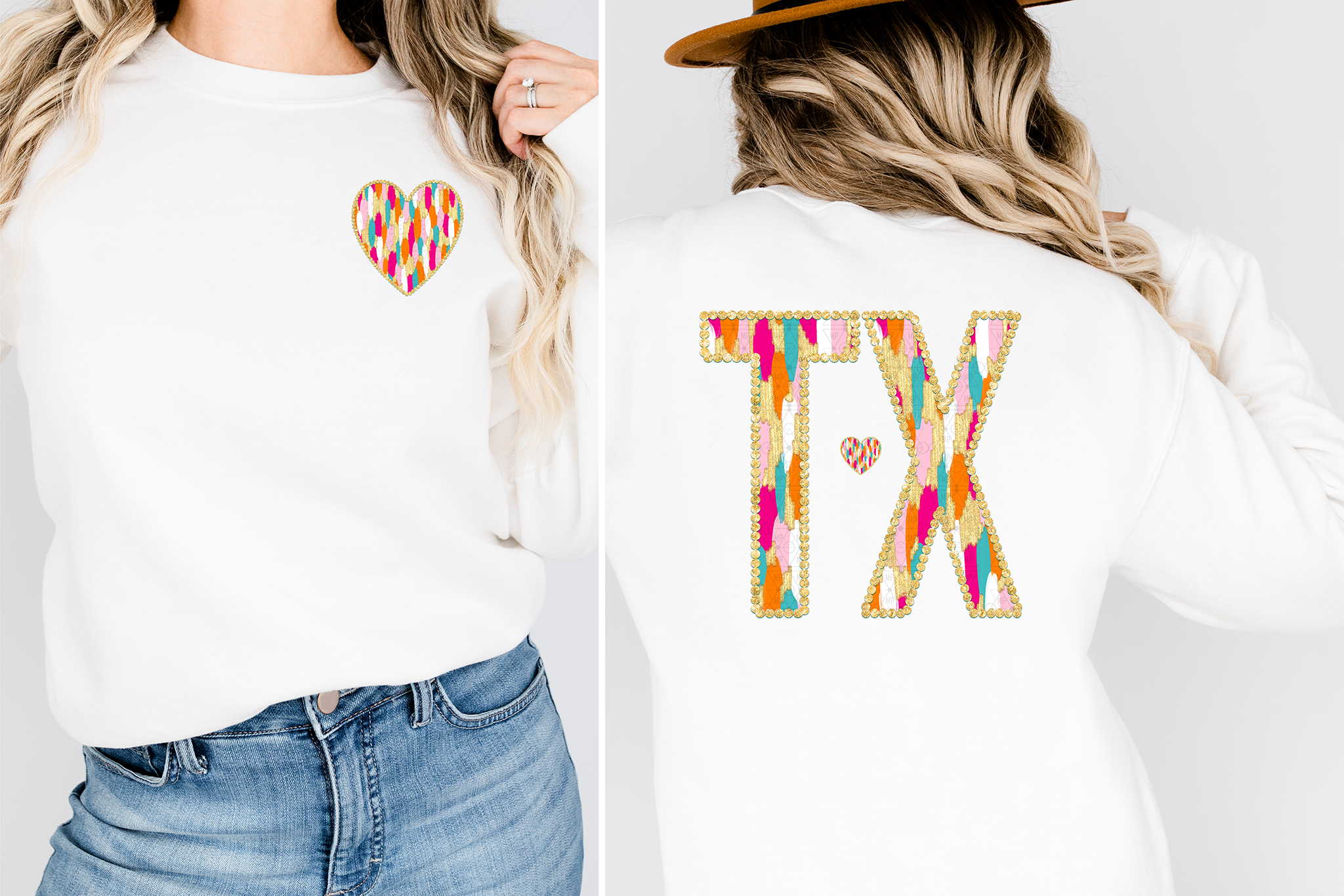 Bright Brushstroke Texas