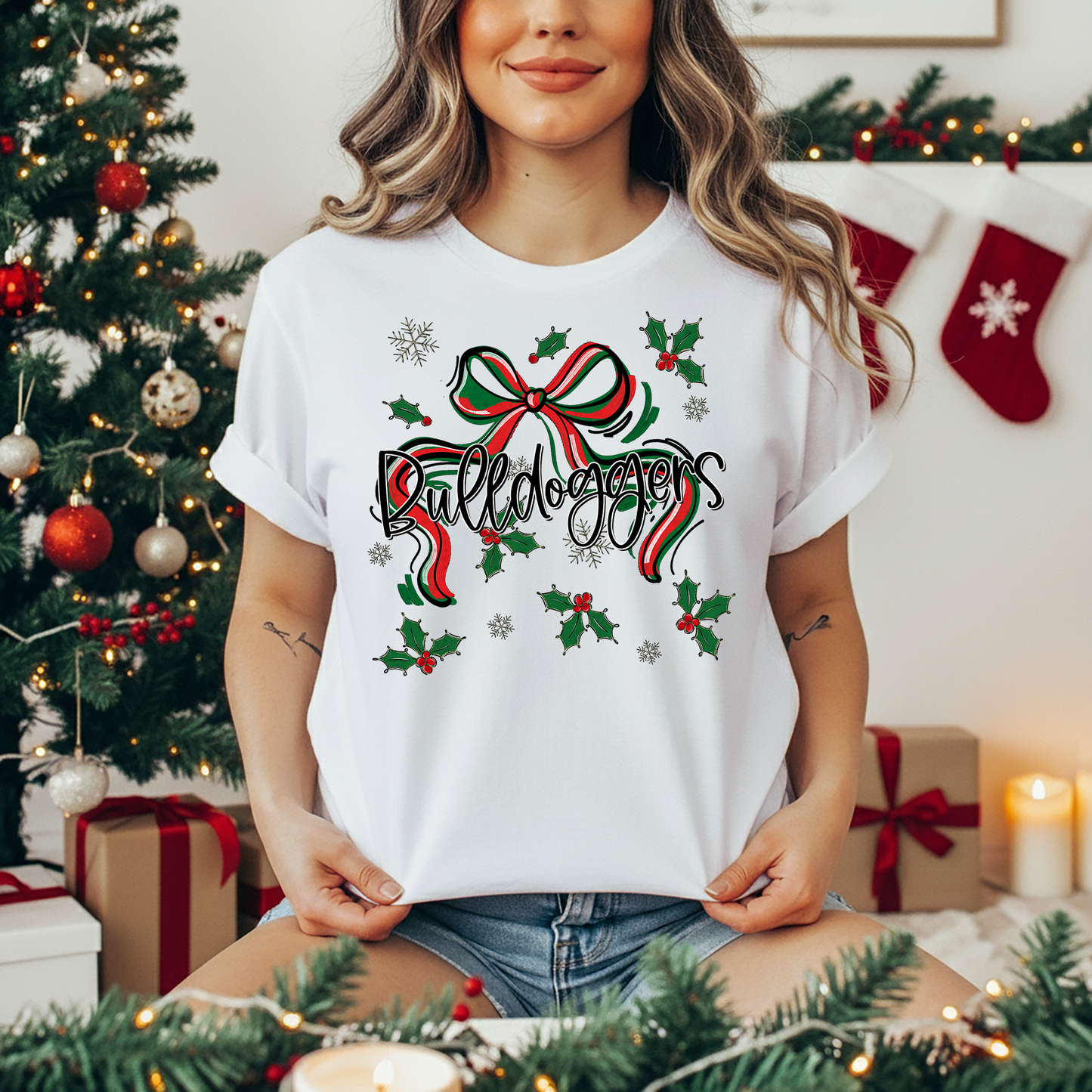 Preppy Christmas Bulldoggers