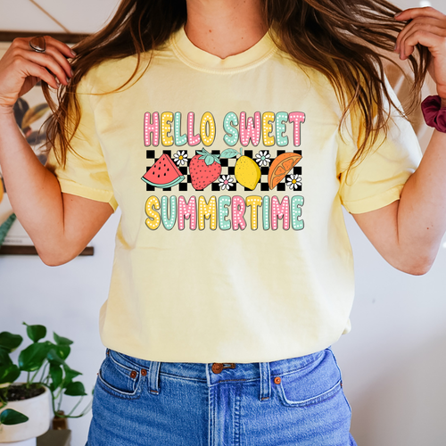 Load image 1 in gallery view. Hello Sweet Summertime