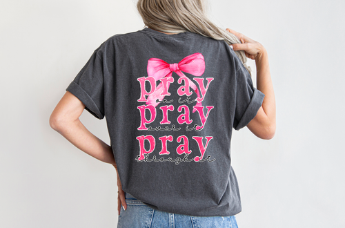 Load image 1 in gallery view. Pink Bow Pray Echo