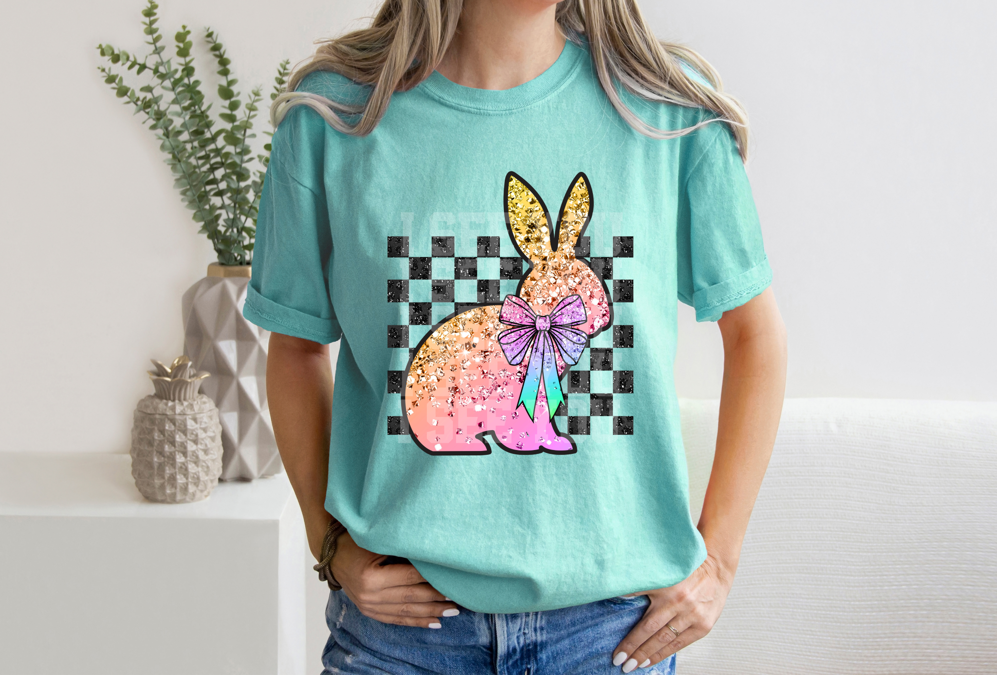 Spring Neon Bunny