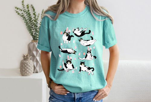 Load image 1 in gallery view. Tuxedo Easter Cats