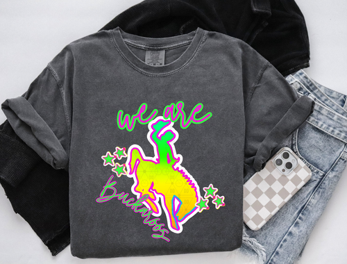 Load image 1 in gallery view. Neon We Are Buckaroos
