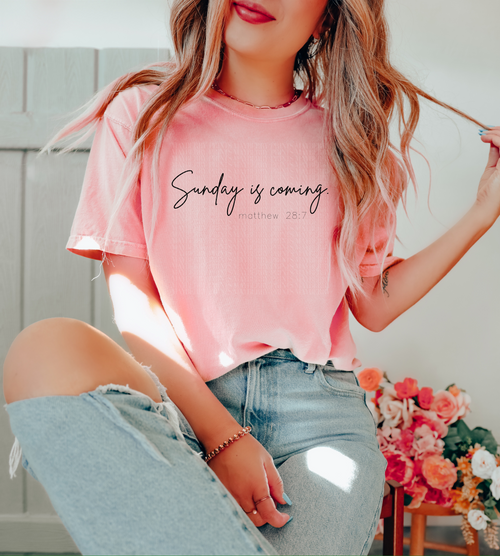 Load image 1 in gallery view. Sunday Is Coming - Black