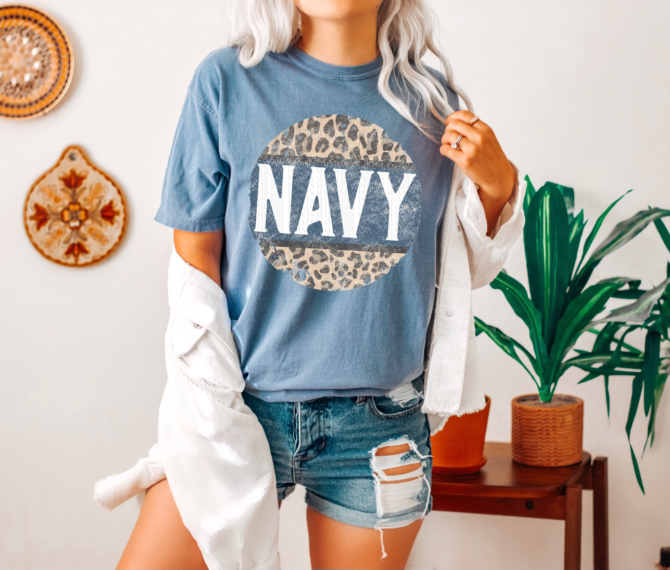 Leopard Navy