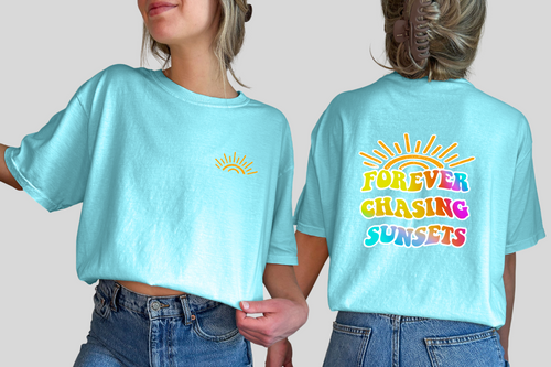 Load image 1 in gallery view. Forever Chasing Sunsets