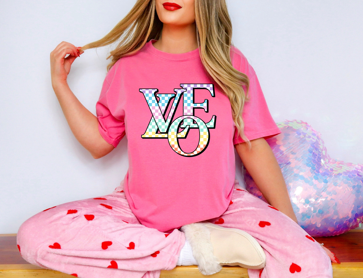 Retro Checkered Love