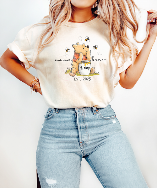 Load image 1 in gallery view. Mama Hunny Bear Black